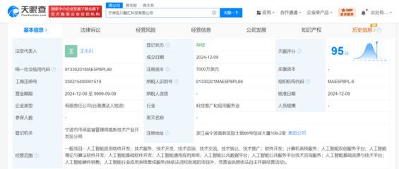 王小川旗下百川智能落户宁波，注资7000万美元深耕人工智能软件研发